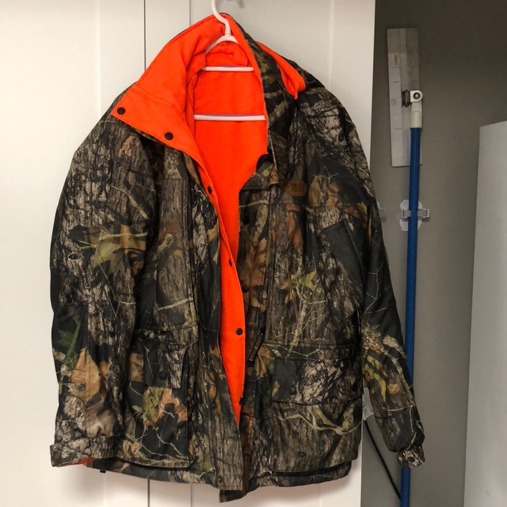 Sports afield men’s hunting camo outdoor jacket
